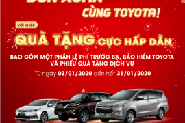 Giá lăn bánh Toyota Innova, Vios tháng 01/2020