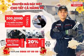 MIỄN PHÍ KIỂM TRA XE - VI VU TẾT AN TOÀN CÙNG TOYOTA TIỀN GIANG