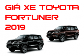 Bảng giá xe Toyota Fortuner 2019 - phiên bản cải tiến