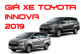 Bảng giá xe Toyota Innova tháng 3 năm 2019 cho cả 4 phiên bản!