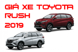 Bảng giá xe Toyota Rush cập nhật mới nhất 2019