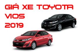 Bảng giá xe Toyota vios cập nhật mới nhất tháng 3/ 2019