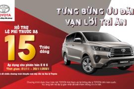 TOYOTA INNOVA - HỖ TRỢ 15 TRIỆU PHÍ TRƯỚC BẠ, XE CÓ SẴN GIAO NGAY