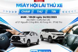 TOYOTA TIỀN GIANG TỔ CHỨC LÁI THỬ XE TẠI THÀNH PHỐ MỸ THO