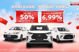 CHƯƠNG TRÌNH KHUYẾN MÃI “KHAI XUÂN - MỞ LỘC VÀNG” CHO MẪU XE VIOS, VELOZ CROSS, AVANZA PREMIO TRONG THÁNG 2/2025