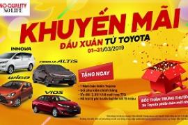 Toyota Tiền Giang thông báo chương trình Khuyến mãi đầu Xuân dành cho khách hàng mua xe mới