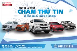 TOYOTA TIỀN GIANG TỔ CHỨC LÁI THỬ XE DUY NHẤT MỘT NGÀY TẠI THÀNH PHỐ BẾN TRE