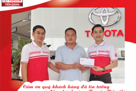 TOYOTA TIỀN GIANG CHÚC MỪNG QUÝ KHÁCH HÀNG TRÚNG THƯỞNG COUPON DỊCH VỤ KHI LÀM KHẢO SÁT QUA TIN NHẮN