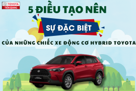 5 ĐIỀU ĐẶC BIỆT CỦA NHỮNG CHIẾC XE ĐỘNG CƠ HYBRID TOYOTA