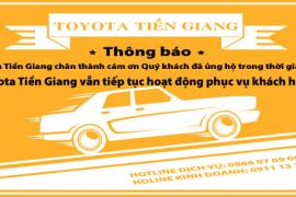 TOYOTA TIỀN GIANG TRÂN TRỌNG THÔNG BÁO