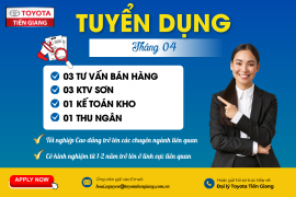 GÓC TUYỂN DỤNG THÁNG 4 - VIỆC LÀM TỐT, ĐI LÀM NGAY!