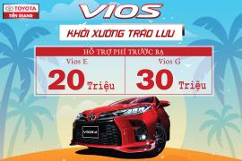 CHƯƠNG TRÌNH ƯU ĐÃI LÊN ĐẾN 30 TRIỆU ĐỒNG CHO VIOS VÀ 20 TRIỆU ĐỒNG CHO WIGO