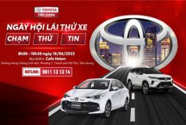 TOYOTA TIỀN GIANG TỔ CHỨC LÁI THỬ XE TẠI THÀNH PHỐ MỸ THO