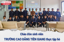 CHÀO ĐÓN SINH VIÊN TRƯỜNG CAO ĐẲNG TIỀN GIANG THỰC TẬP HÈ