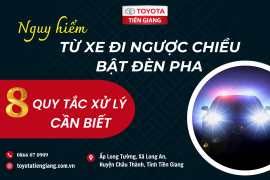 NGUY HIỂM ĐẾN TỪ XE ĐI NGƯỢC CHIỀU BẬT ĐÈN PHA - 8 QUY TẮC XỬ LÝ CẦN BIẾT