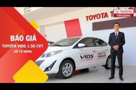 Báo giá xe Toyota Vios 1.5G CVT (số tự động) tại Toyota Tiền Giang