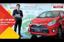 Giá lăn bánh xe Toyota Wigo G 4AT (số tự động) tại Toyota Tiền Giang