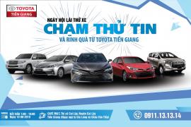 Toyota Tiền Giang xin thông báo đến quý khách hàng ngày hội lái thử xe tại Thị Xã Cai Lậy ngày 10-08-2019