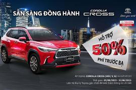 CHƯƠNG TRÌNH KHUYẾN MẠI TỪ HỆ THỐNG ĐẠI LÝ TOYOTA DÀNH CHO XE TOYOTA COROLLA CROSS TRONG THÁNG 8/2023