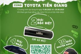 “TÔI YÊU MÔI TRƯỜNG 2025” CÙNG TOYOTA TIỀN GIANG