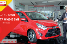 Giá lăn bánh xe Toyota Wigo E 5MT (số sàn) tại Toyota Tiền Giang
