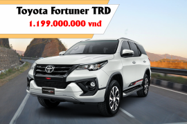 Toyota Việt Nam chốt giá Toyota Fortuner TRD 2019