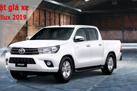 Toyota Việt Nam chính thức công bố giá bán Toyota Hilux phiên bản 2019