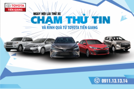 Toyota Tiền Giang Thông báo chương trình lái thủ xe tháng 9