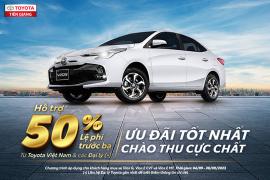 TOYOTA VIOS - HỖ TRỢ 100% LỆ PHÍ TRƯỚC BẠ