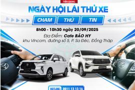 TOYOTA TIỀN GIANG CÓ HẸN “LÁI THỬ XE” TẠI SA ĐÉC
