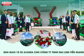 TOYOTA TIỀN GIANG BÀN GIAO LÔ 10 XE AVANZA