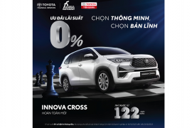 ƯU ĐÃI LÃI SUẤT DÀNH RIÊNG CHO INNOVA CROSS