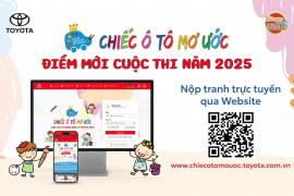 KHÁM PHÁ ĐIỂM MỚI TRONG CUỘC THI VẼ TRANH QUỐC TẾ TOYOTA “CHIẾC Ô TÔ MƠ ƯỚC”  NĂM 2025