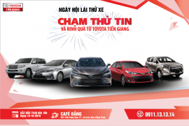 Toyota Tiền Giang Thông báo chương trình lái thử xe tháng 11/2019