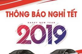 Toyota Tiền Giang thông báo lịch nghỉ Tết Dương Lịch