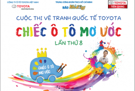 Toyota Tiền Giang phát động cuộc thi vẽ tranh quốc tế Toyota “Chiếc ô tô mơ ước” lần thứ 8