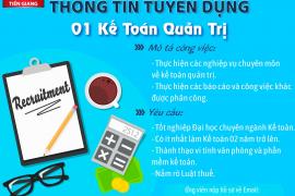 TOYOTA TIỀN GIANG TUYỂN DỤNG 01 KẾ TOÁN QUẢN TRỊ